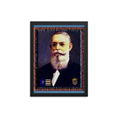 Cayetano Coll y Toste framed print on a plain backdrop in size 12"x16".