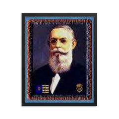 Cayetano Coll y Toste framed print on a plain backdrop in size 16"x20".