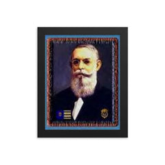 Cayetano Coll y Toste framed print on a plain backdrop in size 8"x10".