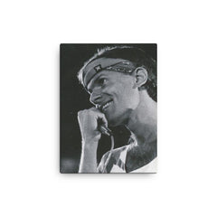 Cazuza canvas print on a plain backdrop in size 12"x16".