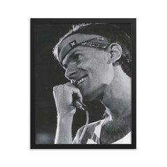 Cazuza framed print on a plain backdrop in size 16"x20".