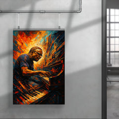 Cecil Taylor explosive piano architecture poster 4