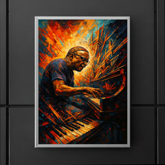 Cecil Taylor explosive piano architecture poster 5