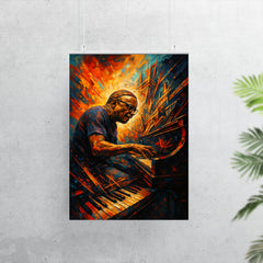 Cecil Taylor explosive piano architecture poster 7