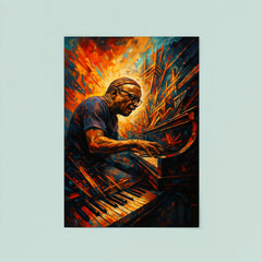 Cecil Taylor explosive piano architecture poster 8
