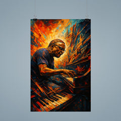 Cecil Taylor explosive piano architecture poster 9