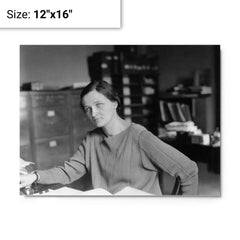 Cecilia Payne-Gaposchkin metal print on a plain backdrop in size 12"x16".