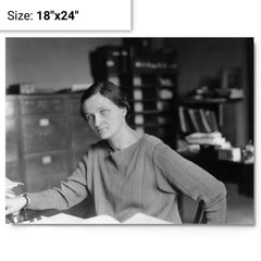 Cecilia Payne-Gaposchkin metal print on a plain backdrop in size 18"x24".