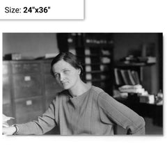 Cecilia Payne-Gaposchkin metal print on a plain backdrop in size 24"x36".