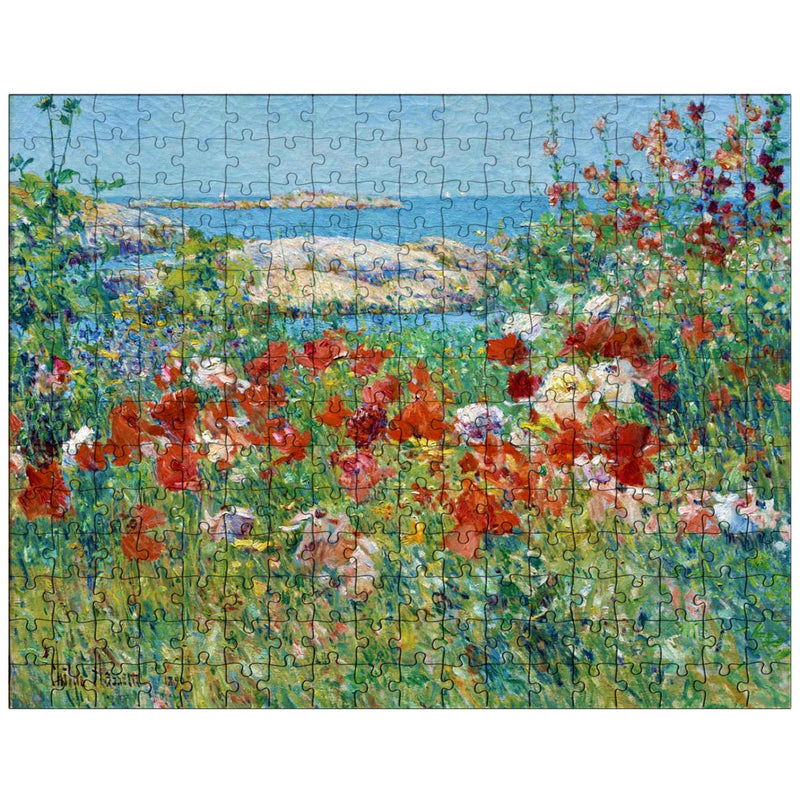 Celia Thaxter's Garden, Isles of Shoals, Maine by Childe Hassam jigsaw puzzle