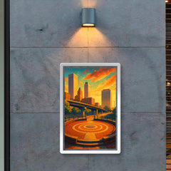 Center of the Universe Tulsa Oklahoma USA poster 2