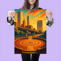 Center of the Universe Tulsa Oklahoma USA poster 3