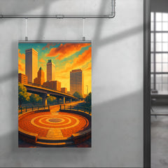 Center of the Universe Tulsa Oklahoma USA poster 4