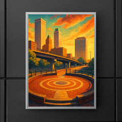 Center of the Universe Tulsa Oklahoma USA poster 5