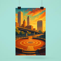 Center of the Universe Tulsa Oklahoma USA poster 6