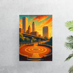 Center of the Universe Tulsa Oklahoma USA poster 7