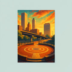 Center of the Universe Tulsa Oklahoma USA poster 8