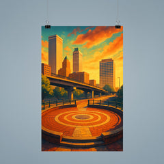 Center of the Universe Tulsa Oklahoma USA poster 9