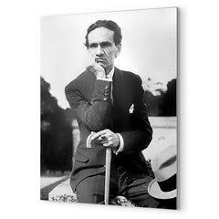 Cesar Vallejo metal print mockup