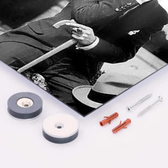 Cesar Vallejo metal print mockup