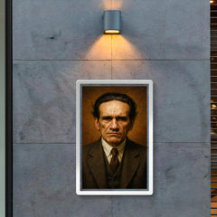 Cesar Vallejo portrait poster 2