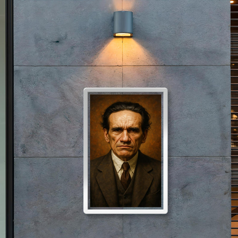 Cesar Vallejo portrait poster 2