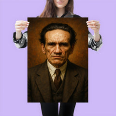 Cesar Vallejo portrait poster 3