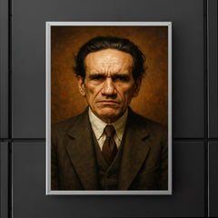 Cesar Vallejo portrait poster 5
