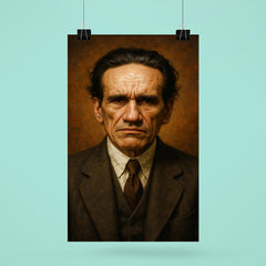 Cesar Vallejo portrait poster 6