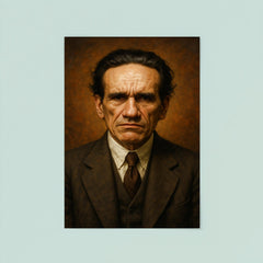 Cesar Vallejo portrait poster 8