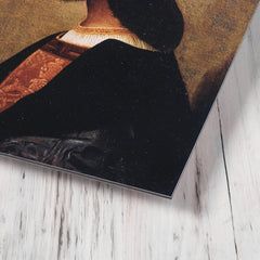 Cesare Borgia metal print mockup