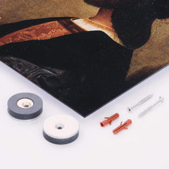 Cesare Borgia metal print mockup