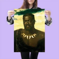 Cetshwayo, King of the Zulus by Karl Rudolf Sohn poster 3