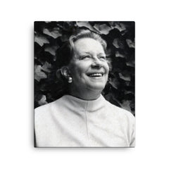 Chabuca Granda canvas print on a plain backdrop in size 16"x20".