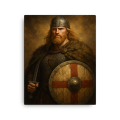 Chad of Mercia canvas print on a plain backdrop in size 16"x20".