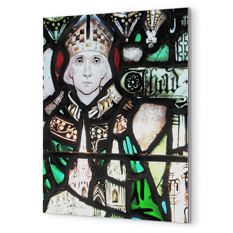 Chad of Mercia metal print mockup