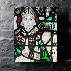 Chad of Mercia metal print mockup