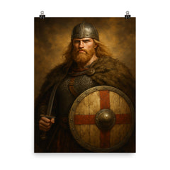 Chad of Mercia poster on a plain backdrop in size 8"x10".