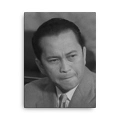 Chairul Saleh canvas print on a plain backdrop in size 18"x24".