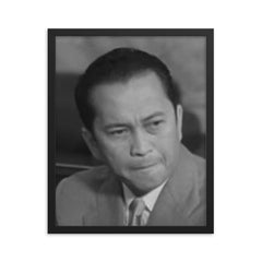 Chairul Saleh framed print on a plain backdrop in size 16"x20".