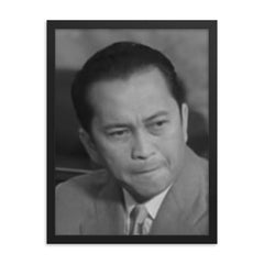 Chairul Saleh framed print on a plain backdrop in size 18"x24".