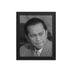 Chairul Saleh framed print on a plain backdrop in size 8"x10".