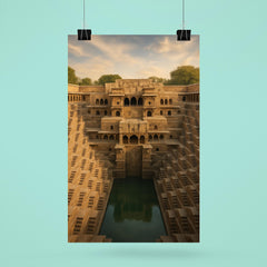 Chand Baori Stepwell India poster 6