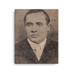 Chandra Kumar Agarwala canvas print on a plain backdrop in size 16"x20".