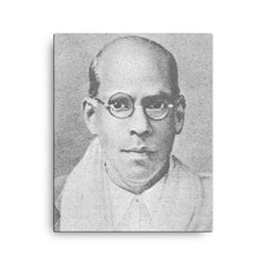 Changanassery Parameswaran Pillai canvas print on a plain backdrop in size 16"x20".