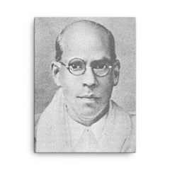 Changanassery Parameswaran Pillai canvas print on a plain backdrop in size 18"x24".