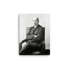 Charilaos Trikoupis canvas print on a plain backdrop in size 12"x16".