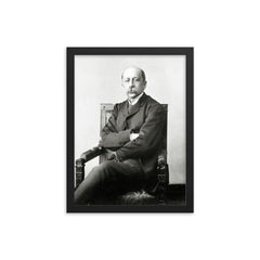 Charilaos Trikoupis framed print on a plain backdrop in size 12"x16".