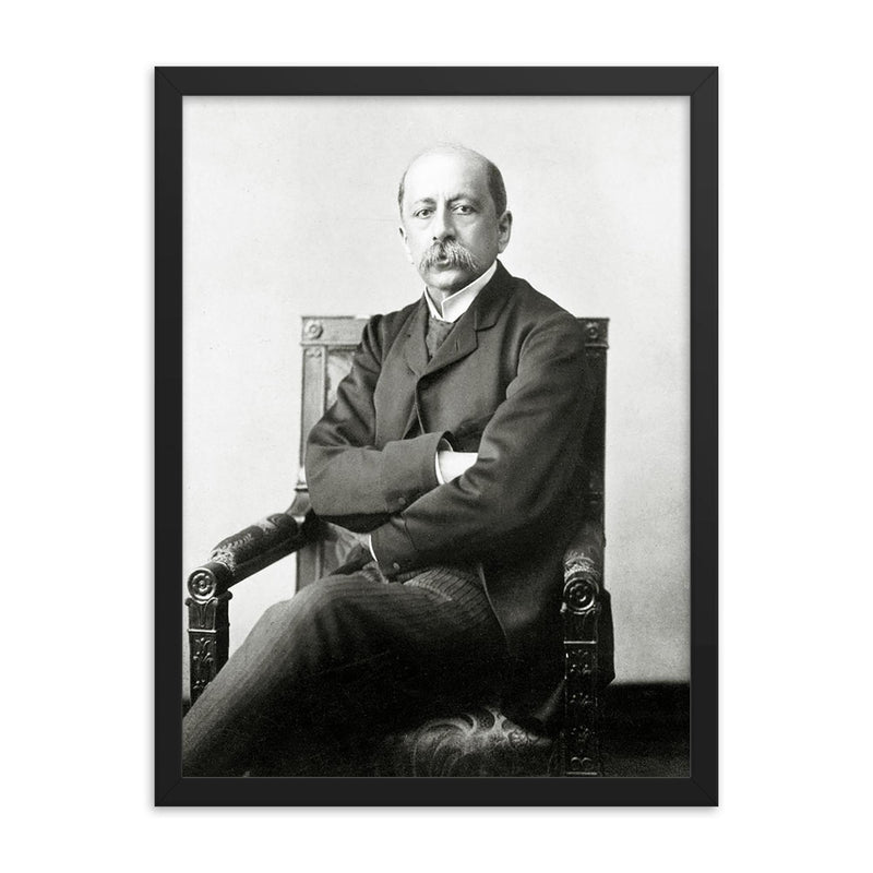 Charilaos Trikoupis framed print on a plain backdrop in size 18