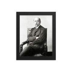 Charilaos Trikoupis framed print on a plain backdrop in size 8"x10".